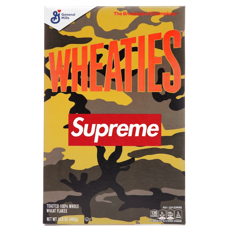 Supreme Wheaties Cereal Box Orange Camo (Not Fit For Human Consumption)