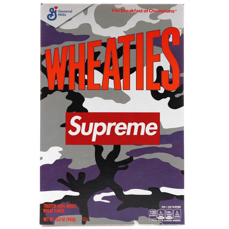 Supreme Wheaties Cereal Box Purple Camo (Not Fit For Human Consumption) Purple