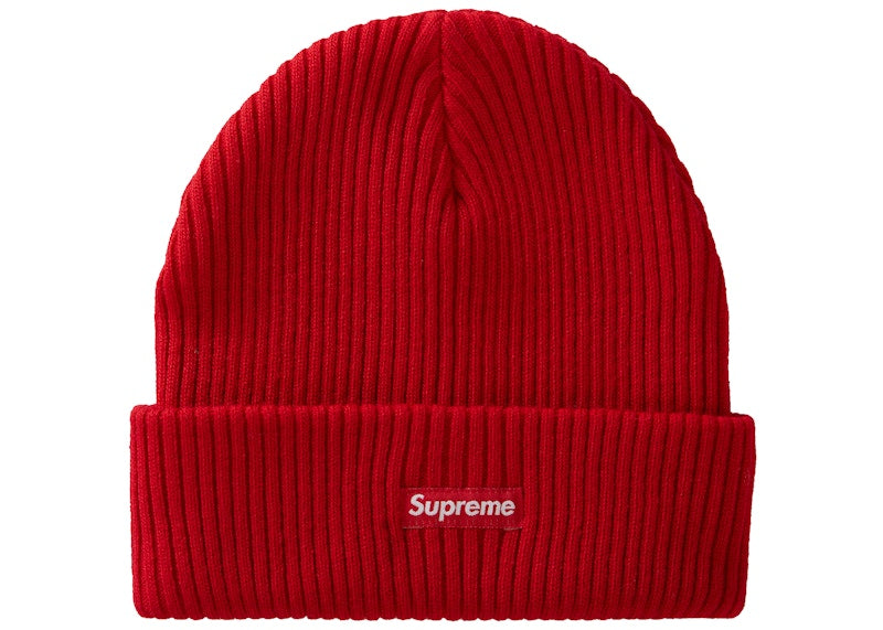 Supreme Wide Rib Beanie Red