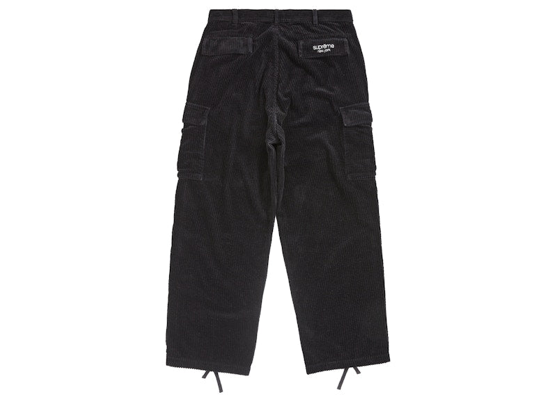 Supreme Wide Wale Corduroy Cargo Pant (FW24) Black