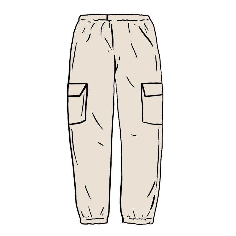 Supreme Wide Wale Corduroy Cargo Pant Natural