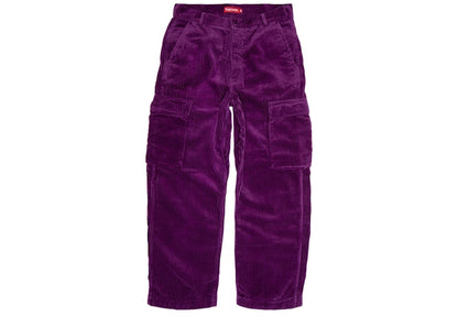 Supreme Wide Wale Corduroy Cargo Pant Purple