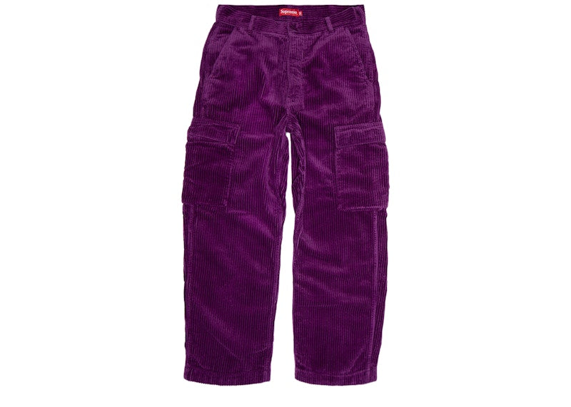 Supreme Wide Wale Corduroy Cargo Pant Purple
