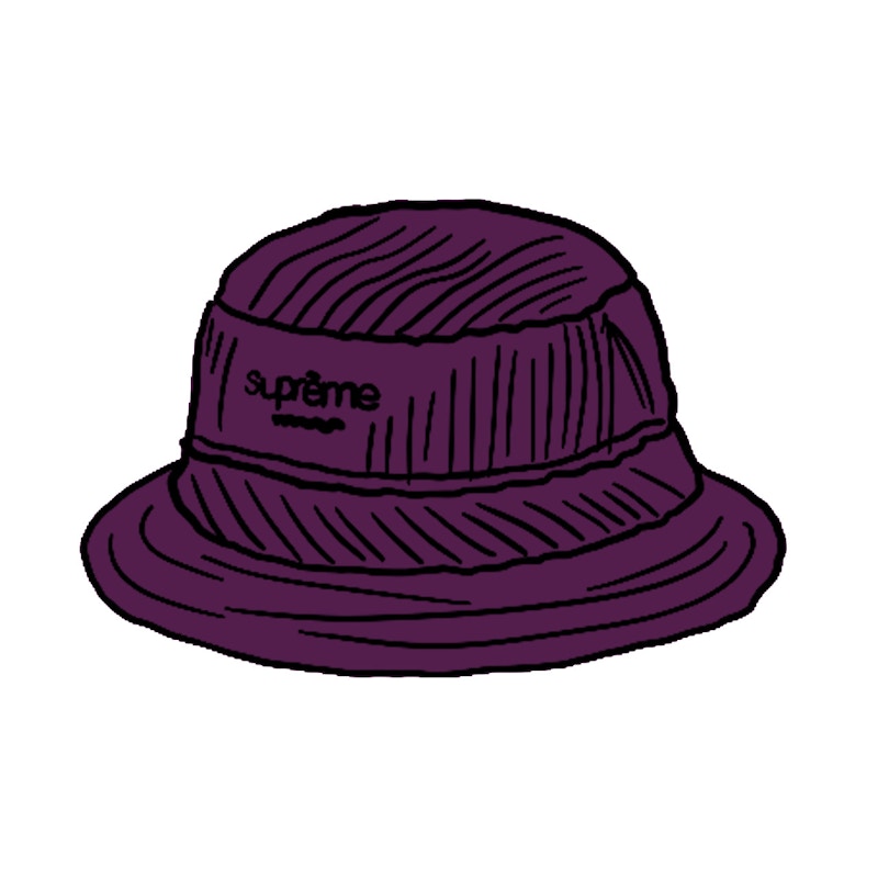 Supreme Wide Wale Corduroy Crusher Purple