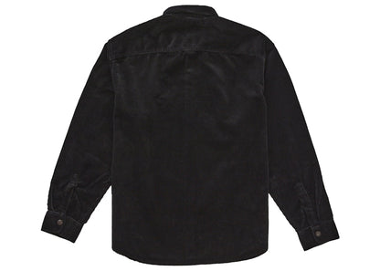 Supreme Wide Wale Corduroy Snap Shirt (FW25) Black