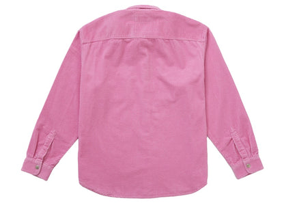 Supreme Wide Wale Corduroy Snap Shirt (FW25) Pink