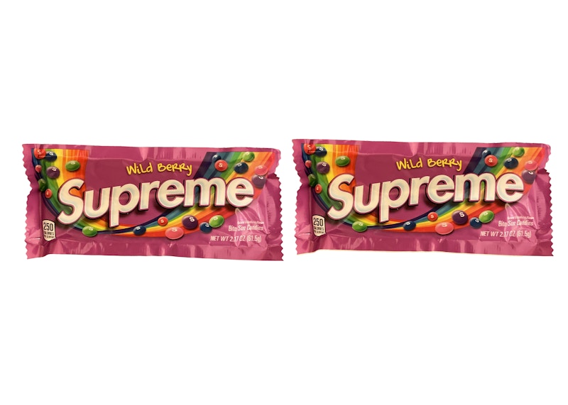 Supreme Wild Berry Skittles 2x Lot (Not Fit For Human Consumption) Purple