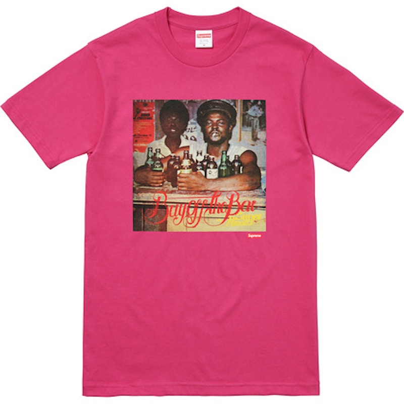 Supreme Wilfred Limonius Buy Off the Bar Tee Dark Pink