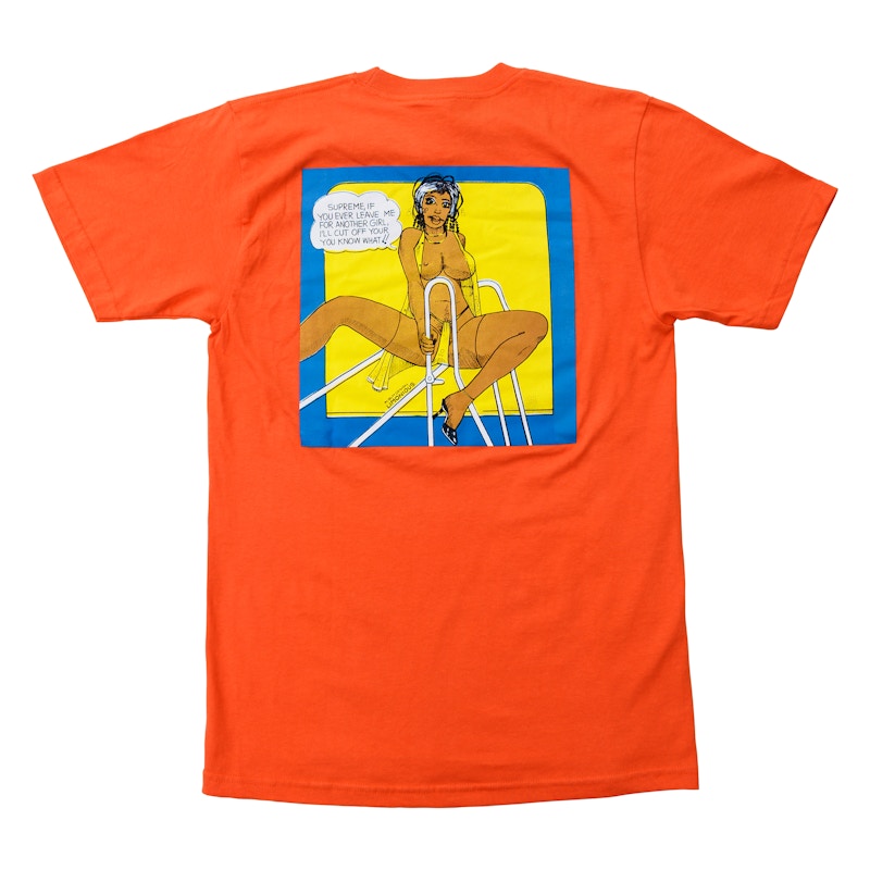 Supreme Wilfred Limonius Undercover Lover Tee Orange