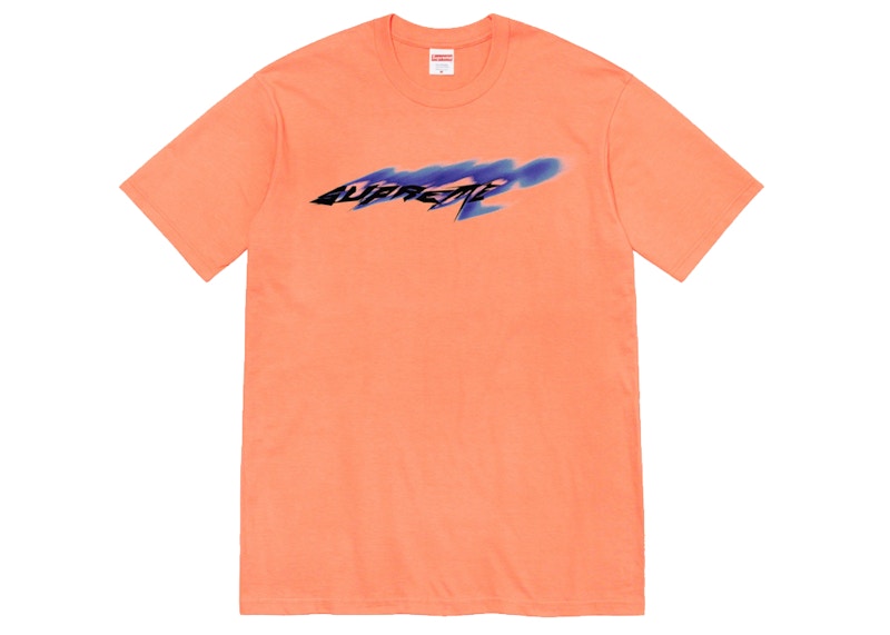 Supreme Wind Tee Peach/Purple