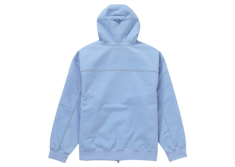 Supreme WINDSTOPPER Zip Up Hooded Sweatshirt (FW23) Light Blue