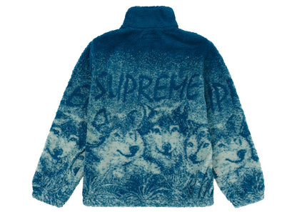 Supreme Wolf Fleece Jacket Dark Teal