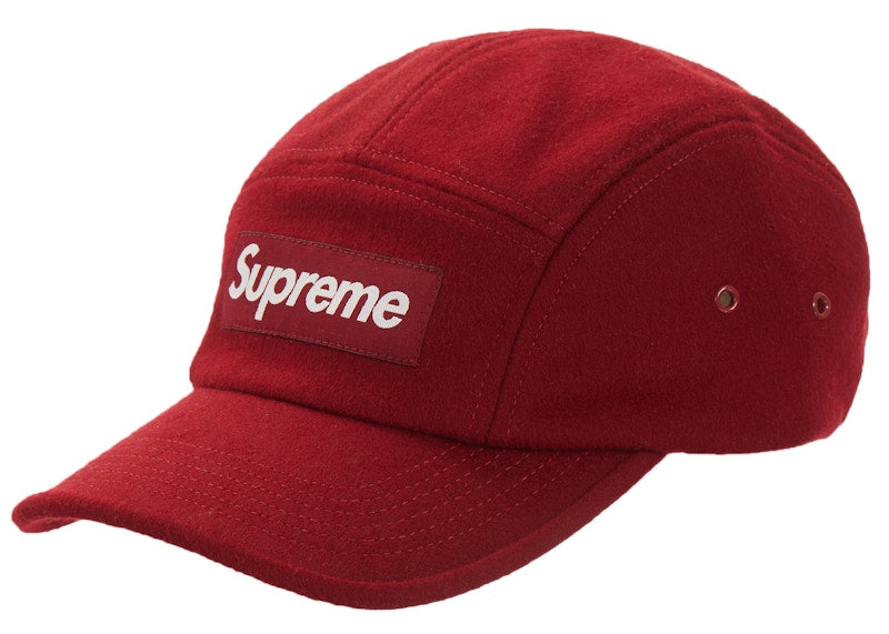 Supreme Wool Camp Cap (FW21) Red