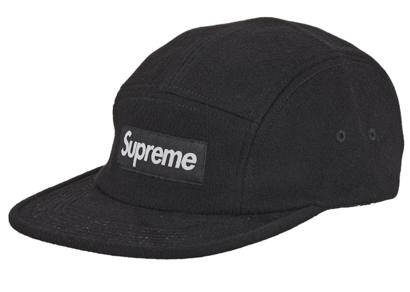 Supreme Wool Camp Cap (FW24) Black