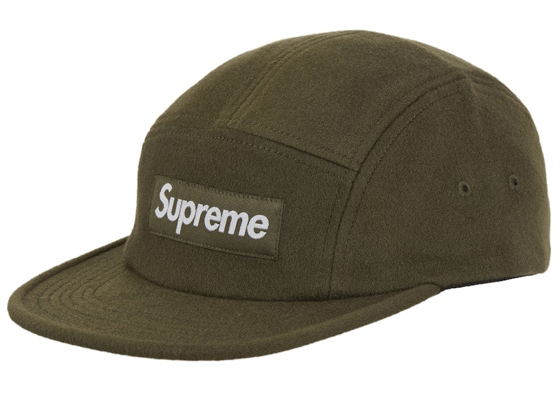 Supreme Wool Camp Cap (FW24) Dark Olive