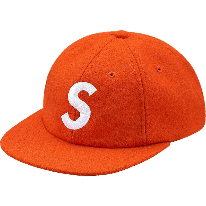 Supreme Wool S Logo 6-Panel Orange