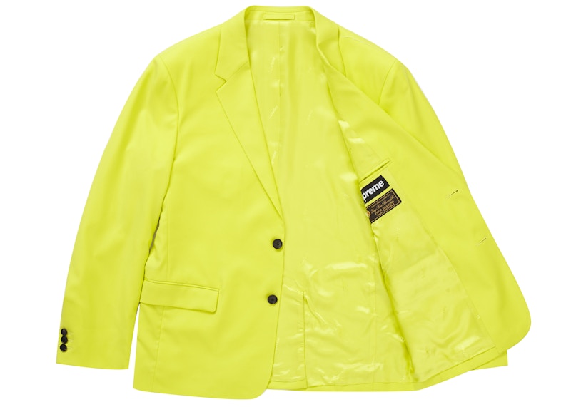 Supreme Wool Suit Bright Yellow