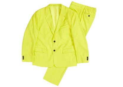 Supreme Wool Suit Bright Yellow