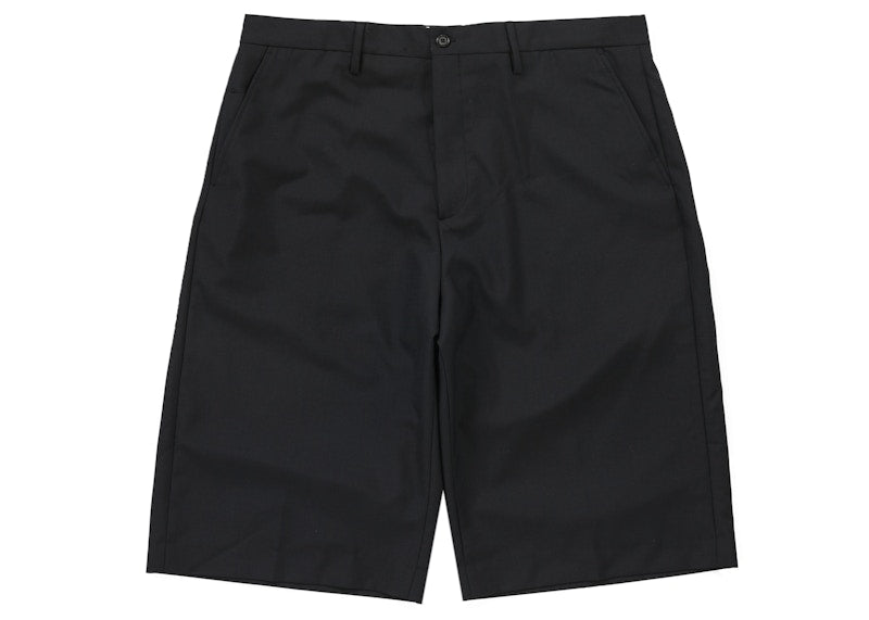 Supreme Wool Trouser Short Black