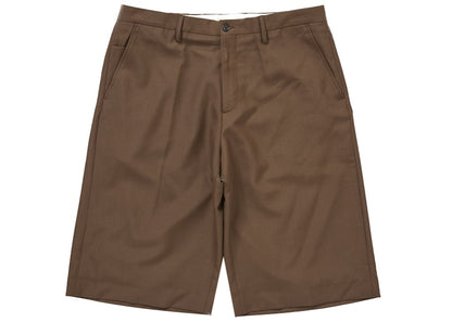 Supreme Wool Trouser Short Brown
