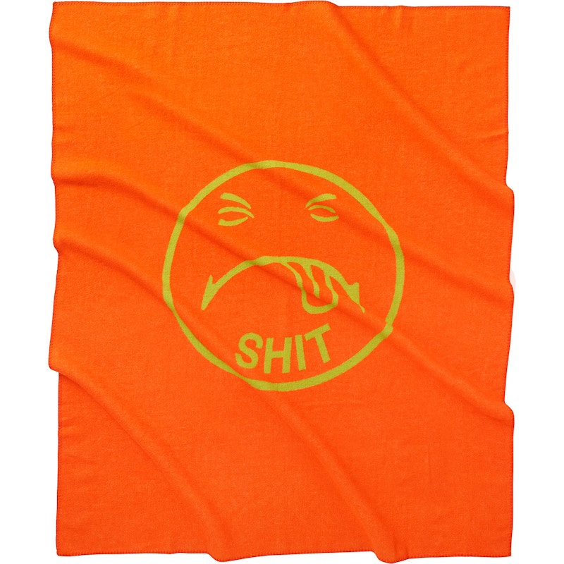 Supreme Woolrich Wool Throw Blanket Orange