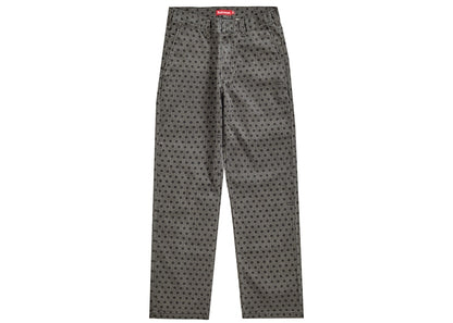 Supreme Work Pant (FW19) Black Monogram