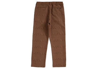 Supreme Work Pant (FW20) Brown Houndstooth