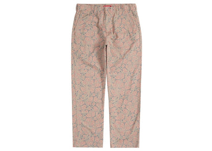 Supreme Work Pant Khaki Floral Cards