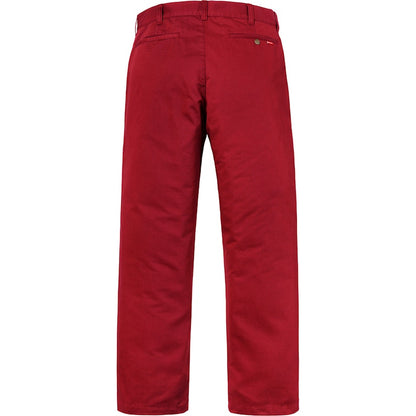 Supreme Work Pant Red