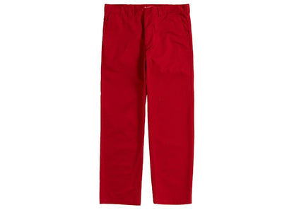 Supreme Work Pant Red