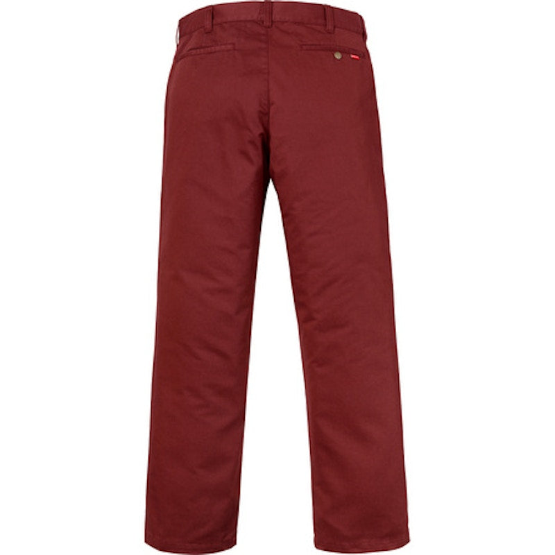 Supreme Work Pant (SS18) Light Burgundy