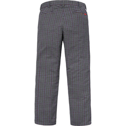 Supreme Work Pant (SS18) Grey Plaid