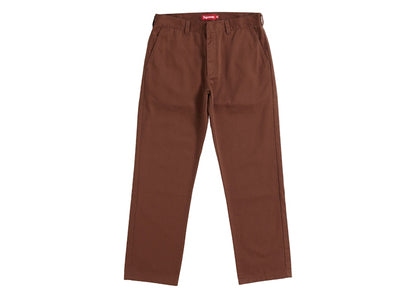 Supreme Work Pant (SS19) Brown
