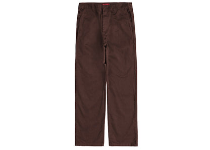 Supreme Work Pant Pant (SS22) Brown