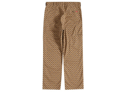 Supreme Work Pant Pant (SS22) Khaki Monogram