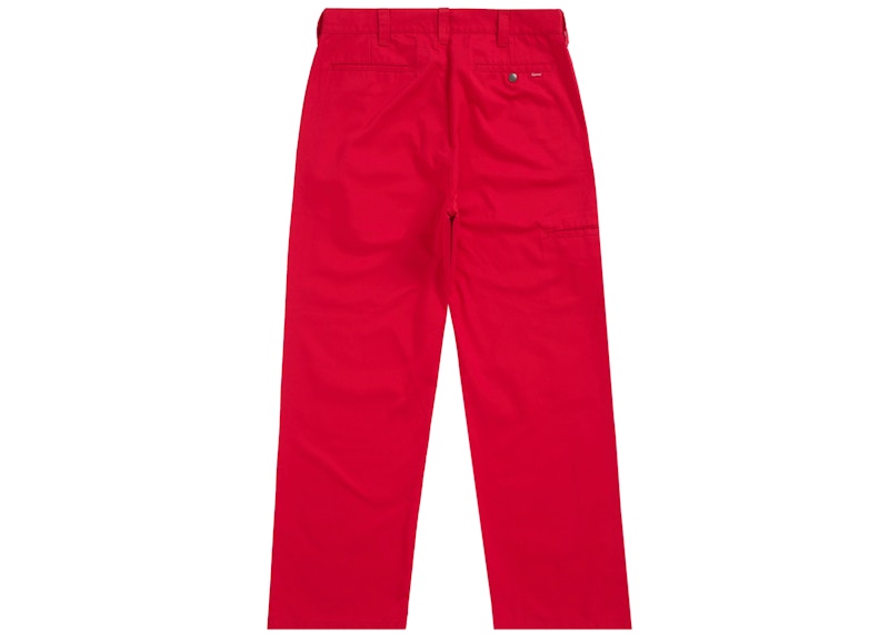 Supreme Work Pant (SS24) Bright Red