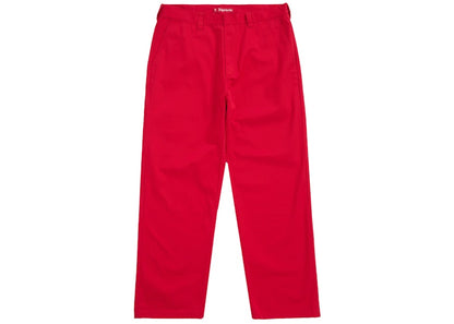 Supreme Work Pant (SS24) Bright Red