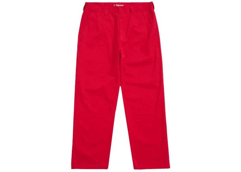 Supreme Work Pant (SS24) Bright Red