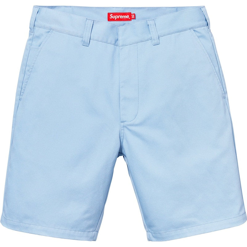 Supreme Work Short Light Blue