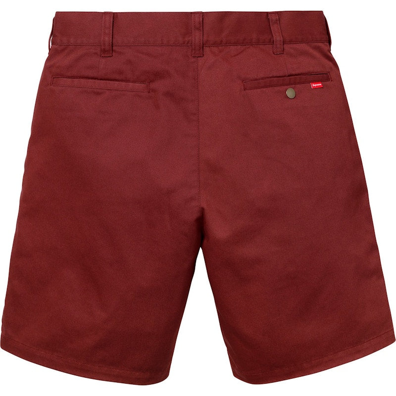 Supreme Work Short Light Burgundy