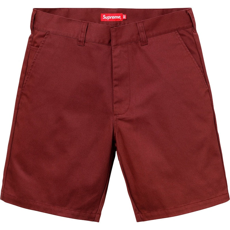 Supreme Work Short Light Burgundy