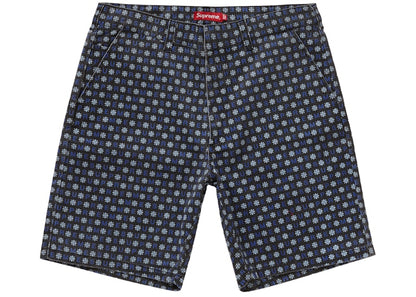 Supreme Work Short (SS19) Black Foulard
