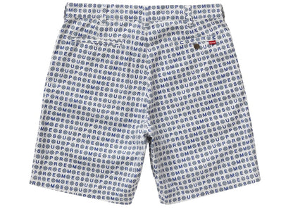 Supreme Work Short (SS19) White Foulard
