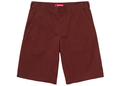 Supreme Work Short (SS25) Dark Red