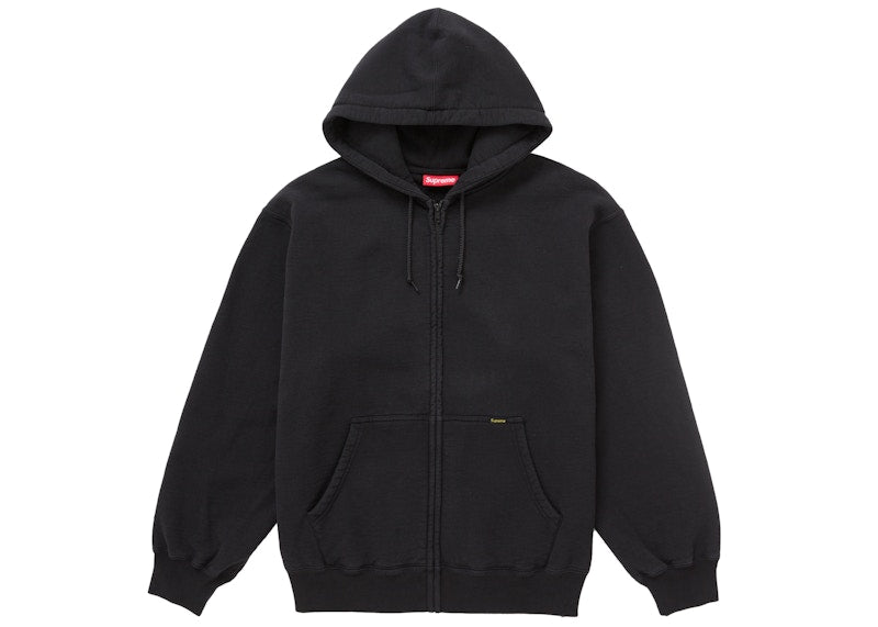 Supreme Work Zip Up Hooded Sweatshirt (SS25) Black