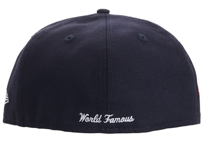 Supreme World Famous Box Logo New Era Navy