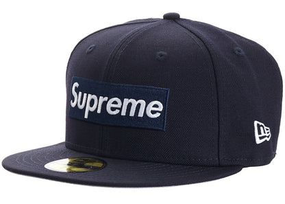 Supreme World Famous Box Logo New Era Navy
