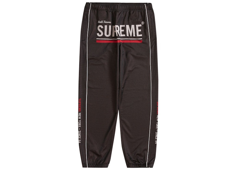 Supreme World Famous Jacquard Track Pant Black