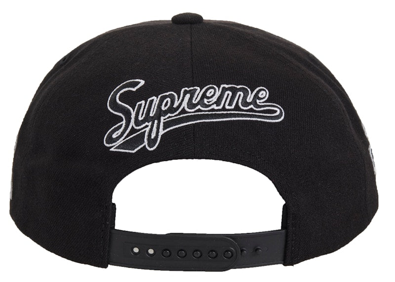 Supreme World Famous S Logo 6-Panel Black