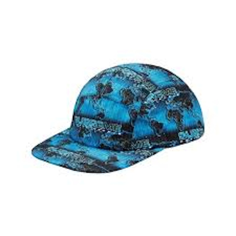 Supreme World Famous Taped Seam Camp Cap Cyan